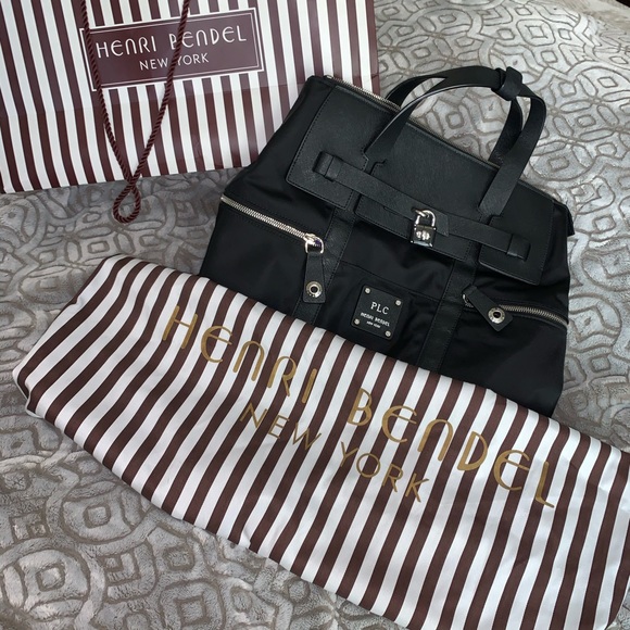 henri bendel Handbags - Henri Bendel Jetsetter Convertible Backpack Black